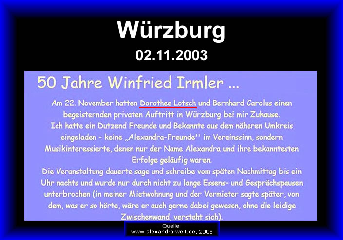 F Presse 2003 Wuerzburg 01
