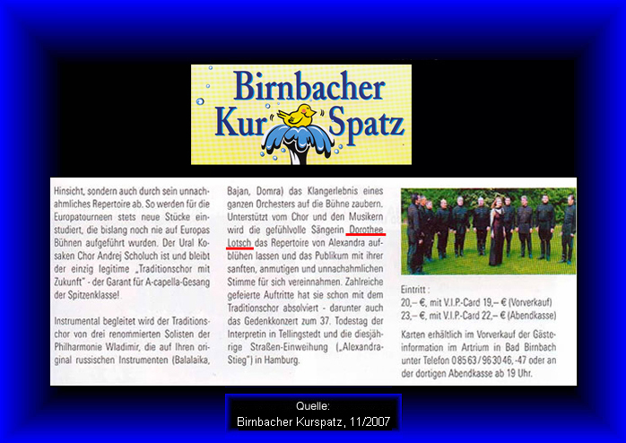 F Presse 2007 Bad Birnbach 07